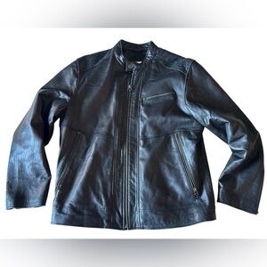 Calvin Klein Black Leather Jacket